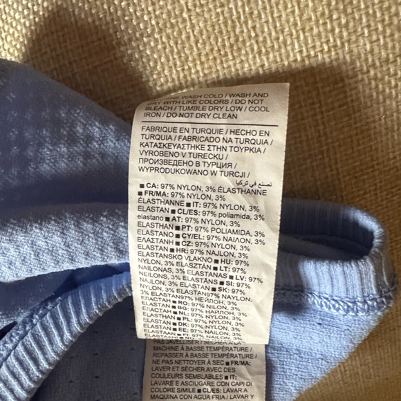 Athleta In Motion seamless athletic top Light blue Size Medium - Picture 11 of 12